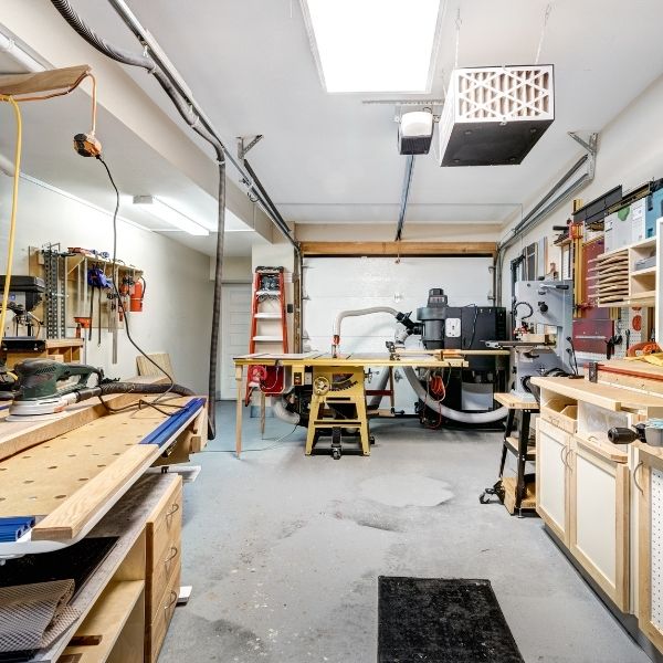 éclairage atelier garage 